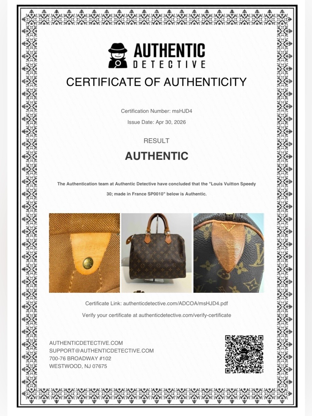 Louis Vuitton Speedy 30 Brown Monogram Satchel With Lock & Key - Picture 4 of 17